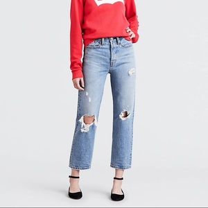 Levi's Wedgie Straight Jeans (Size: 25)